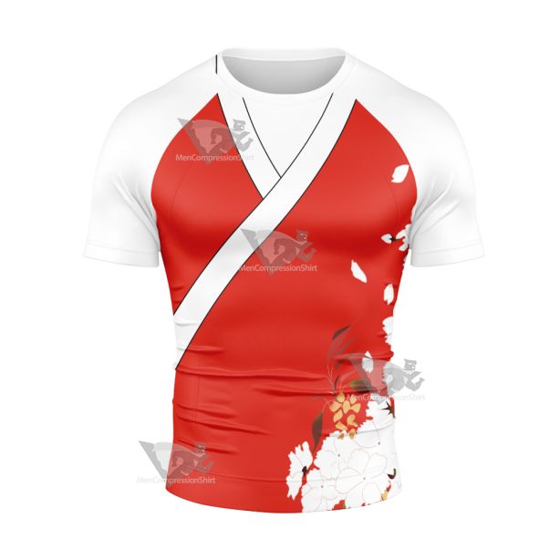 The King Of Fighters Kof Xv Mai Shiranui Short Sleeve Compression Shirt